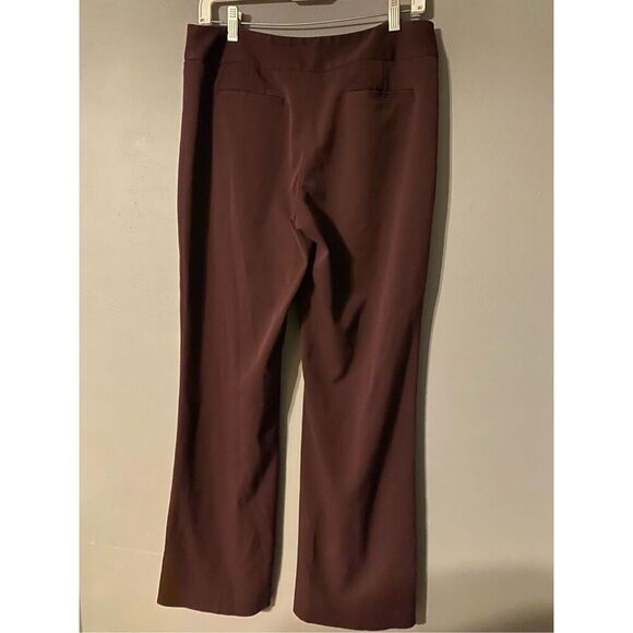 Rafaella Purple/Plum Straight Leg Dress Pants Size 8 - Picture 2 of 6